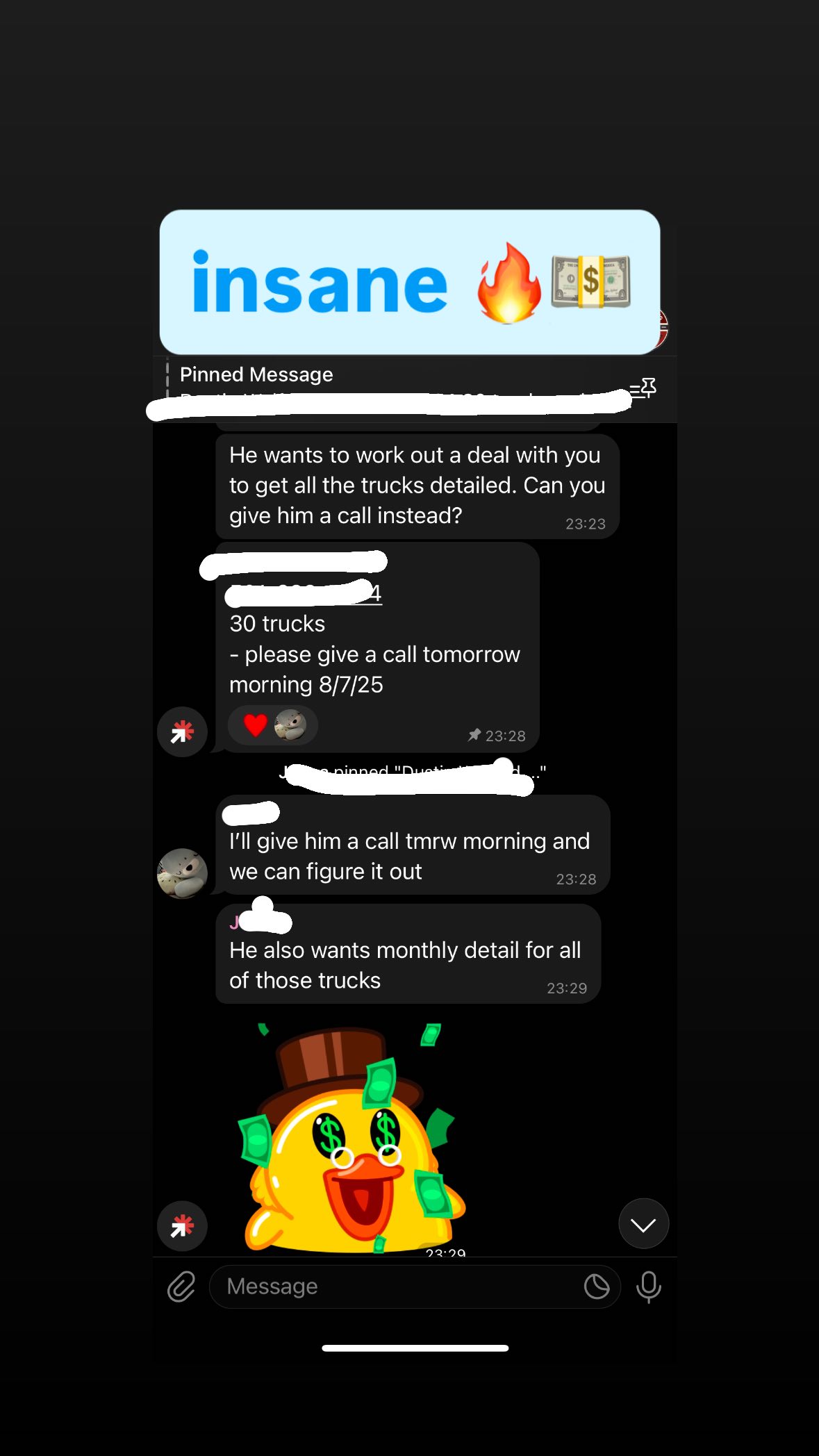 Client result