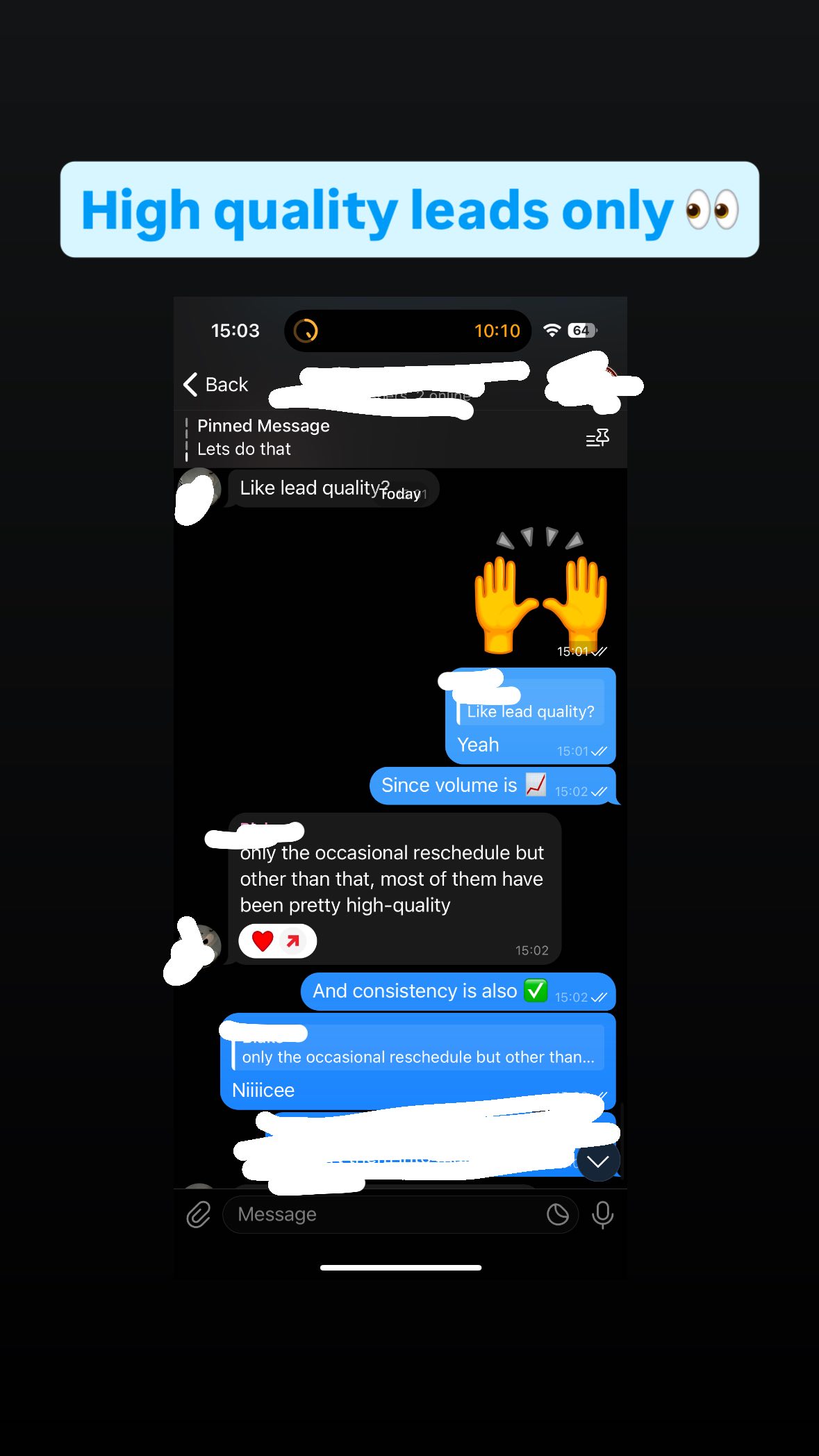Client result