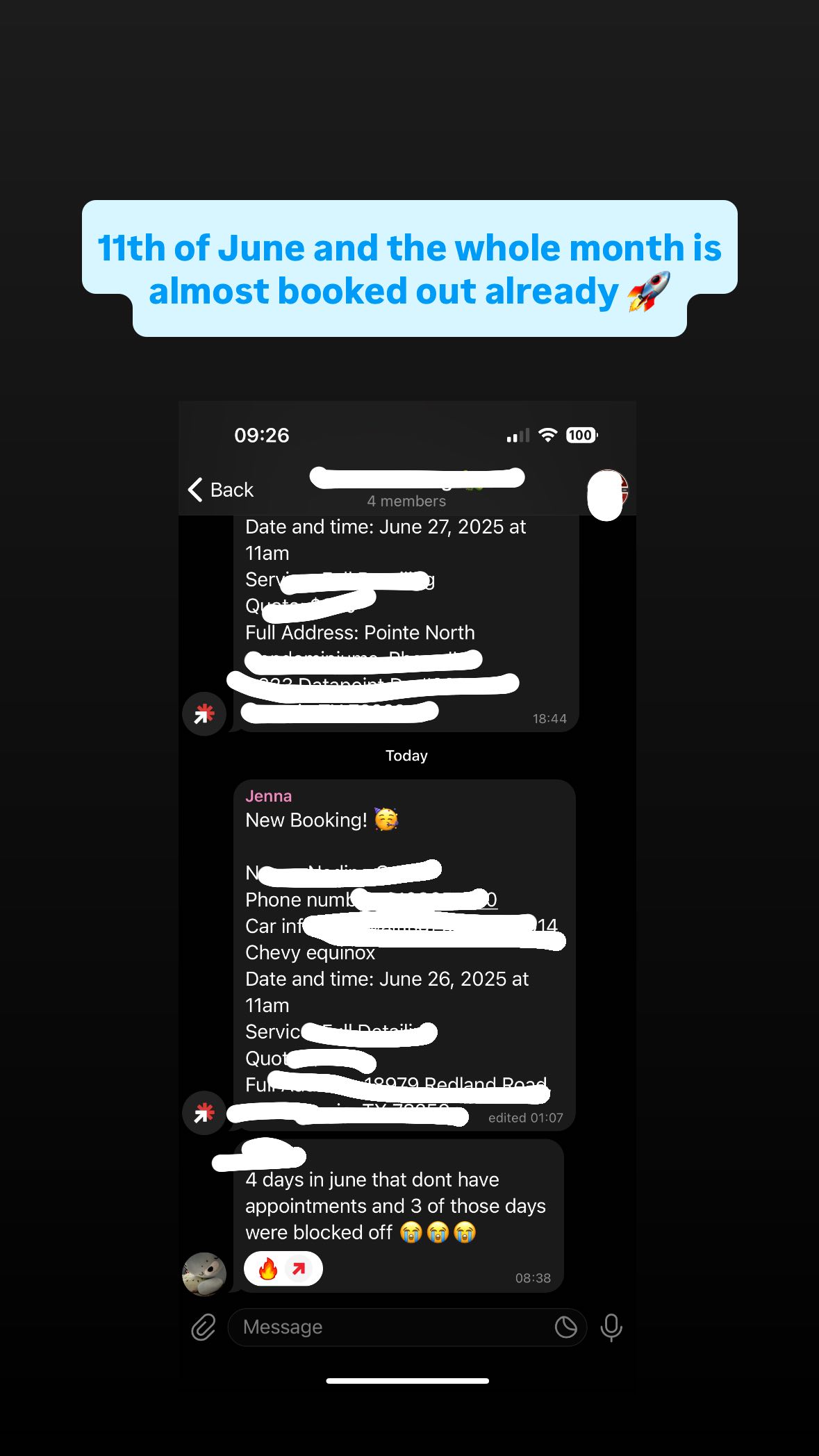 Client result